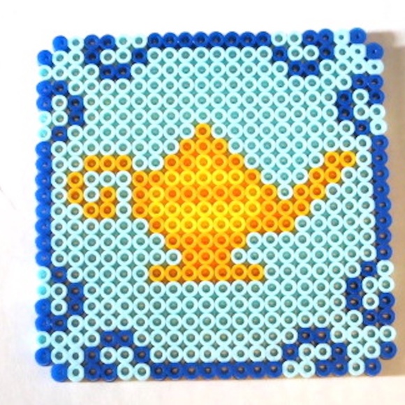 Perler Bead Set of 6 Disney Princess Coasters - Picture 4 of 8